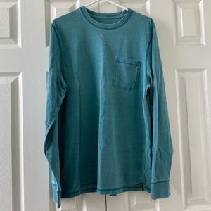Goodfellow & Co | Teal Men’s Long Sleeve Pocket Tee